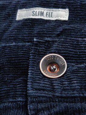 Todd Snyder Slim Fit 5 Pocket Corduroy Pants Black 36x30